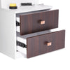 Dressing Table with Drawers, Mirror Stool Set Makeup Desk Vanity Table Bedroom