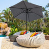 3 Color Garden Parasol Sun Umbrella Canopy Patio Garden Sun Shade 2/2.5/2.7/3M