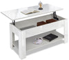 High Gloss Coffee Table With Storage Lift Top Up Wooden Living Room Furniture UK