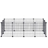 12/24/36 Panels Pet Cage Metal Playpen Dog Cat Rabbit Play Pen Wire Run Fence UK