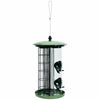 3-in-1 Metal Bird Feeder Outdoor Hanging Wild Feeding Station Detachable Tubes