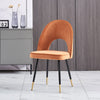 Dining Table & Chairs Set 4/6 Velvet Fabric Padded Seat Kitchen Furniture