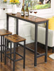 Industrial Breakfast Bar Table Slim Console Table Height Desk Tall Narrow Pub