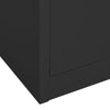 Office Cabinet Anthracite 90x40x180 Steel I3O5