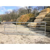 3-8FT 4 Bar & Half Mesh Galvanised Gate Braced Farm Field Entrance Pathway Gate