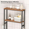Over The Toilet Storage Over Toilet Bathroom Organizer Shelf 25.6 x 7.9 x 55.1