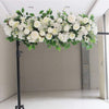 50/100CM Road Lead Artificial Flower Row Rose Peony Wedding Table Decor Backdrop