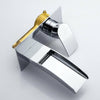 Modern Chrome Bath Tap Basin Sink Wall Mounted Waterfall Bathtub Mixer Faucet