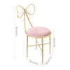 2PCS Dressing Makeup Stool Bedroom Backrest Princess Chair Seat for Girls Ladies