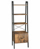 Industrial Ladder Shelf Vintage Retro Furniture Rustic Metal Bookcase Cabinet