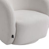 Teddy Lambswool Armchair Tub Chair Barrel Round Back Cuddle Sofa Lounge Swivel