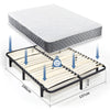 Mondeer Double Bed Base Wooden Slats Metal Supporting Structure 137x190/152x190