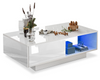 Wooden LED Coffee Table With Storage High Gloss Drawers Living Room + RGB Lights