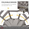 Egg Chair with Soft Cushion Steel Garden Patio Basket Chair for Indoor Outdoor