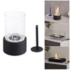 Tabletop Portable Bio Ethanol Fireplace Glass Top Burner In/Outdoor Fire Burner