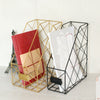 File Magazine Holder Organizer Metal Wire Office A4 Document Storage Basket Rack