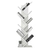 9 Tier Tree Bookshelf Bookcase Display Shelf Organiser Storage Rack Home Office