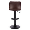 1/2/4/6x Bar Stool Faux Leather Breakfast Home Stool Swivel Gas Lift Bar Chair