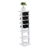 7-Tier Wooden Shoe Storage Rack Organiser Cabinet Shelf Stand Holder Home White