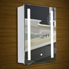 LED Bathroom Mirror Cabinet with Shaver Socket Demister Infrared/Touch Sensor