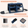 2-In-1 Pet Carrier Pet Kennel Cat Dog Travel Crate w/Removable Hammock Carry Bag