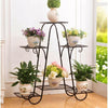 Small Medium Large Multi Tier Tiered Plant Stand Carbonized Shelf Holder Flower