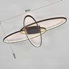 LED Ceiling Light Modern Chandelier Lamp Black Frame Living Room Bedroom Pendant