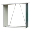 Galvanised Steel Pent Roof Firewood Store Storage Sheds Garden Shade Logs Holder