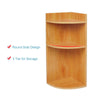 3 Tier Table Corner Shelf Bookshelf Storage Unit Corner Bookcase Space Saving