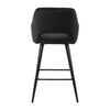 Pair of Bar Stool Black Blue Grey Velvet Chair Kitchen Bar Chair Modern Bar Home