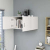 Wall Mounted Cabinet Engineered Wood Floating Cabinet Multi Colours