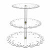 3 Tier Cupcake Stand Display Cake Dessert Food Platter Round Stand Party Serving