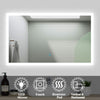 Bathroom Mirror with LED Light/Demister/Touch Switch/Illuminated/Light up/IP44
