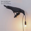 Seletti Bird Table Lamps Resin Crow Desk Lamp Bedroom Wall USB Sconce Light