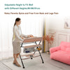 Adjustable Height Baby Changing Table Infant Diaper Changing Station with Wheels