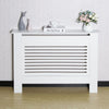 Mondeer White Radiator Cover Wall Cabinet MDF Grill Shelf Horizontal Slats M