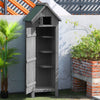 Wooden Garden Shed Room Storage Tool House Outdoor Sentry Box Store Organizer UK