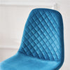 Dining Chairs 2/4/6pcs Modern Suede/Velvet Back Sturdy metal Legs Office/Cafe