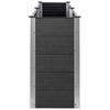 Garden Raised Bed 200x100x91 WPC Grey N8W3