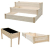 Wood Raised Flower Beds Outdoor Vegetable Planter Pot Garden Bed Flower Displays