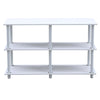 3 Tier 120CM Wood Bookcase Storage Shelving Unit Display Stand Shelf Office Home