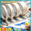 1~10X 50M WHITE MASKING TAPE INDOOR OUTDOOR DIY PAINTING DECORATING EASY TEAR