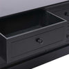 Solid Paulownia Wood TV Cabinet Stereo Cabinet TV Stand Black/White