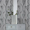 2PCS Leaves Pattern Voile Panel Net Curtain Window Curtains Home Decors 2color