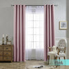 Heavy Thick Thermal Blackout Curtains Eyelet Ring Top Ready Made Curtains Pair