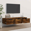 Wall Cabinet Floating TV Unit Media Cabinet Storage Engineered Wood