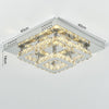 Modern LED Crystal Ceiling Lights Pendant Chandelier Lamp Living Room Kitchen