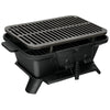 Portable Charcoal Grill Camping Picnic BBQ Grill with Double-sided Grilling Net