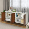 Kitchen Buffet Sideboard Wooden Storage Cabinet Floor Standing Storage Cupboard