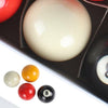 2" red and yellow pool balls set - quality competition / match balls for pool uk